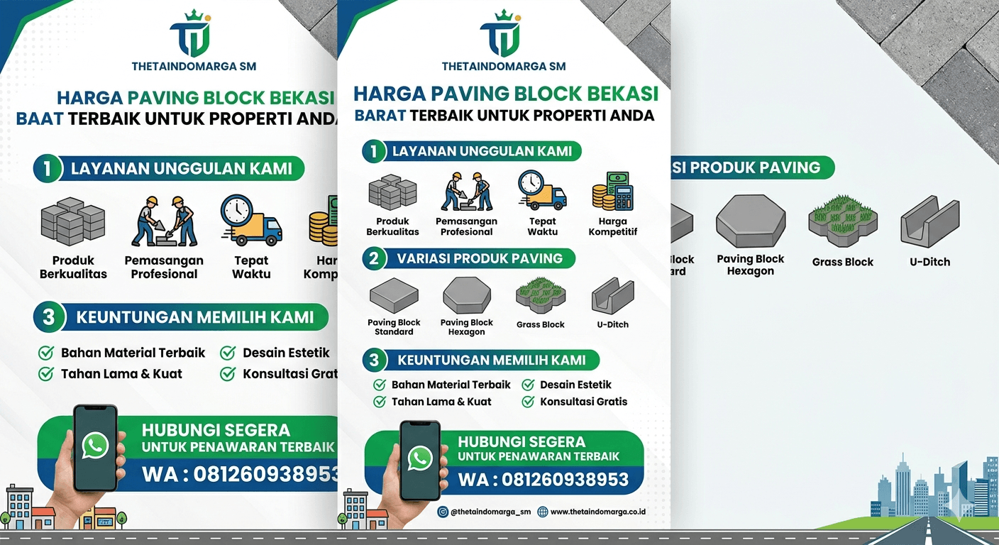 Harga Paving Block Bekasi Barat