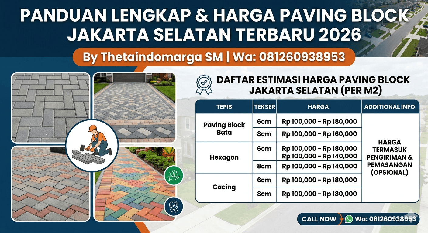 Harga Paving Block Jakarta Selatan